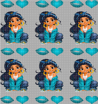 Pen sticker-F 2638